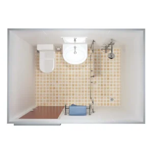 Prefabricated Wet Units renderings