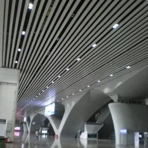 Aluminum square tube application for marine ceiling framing