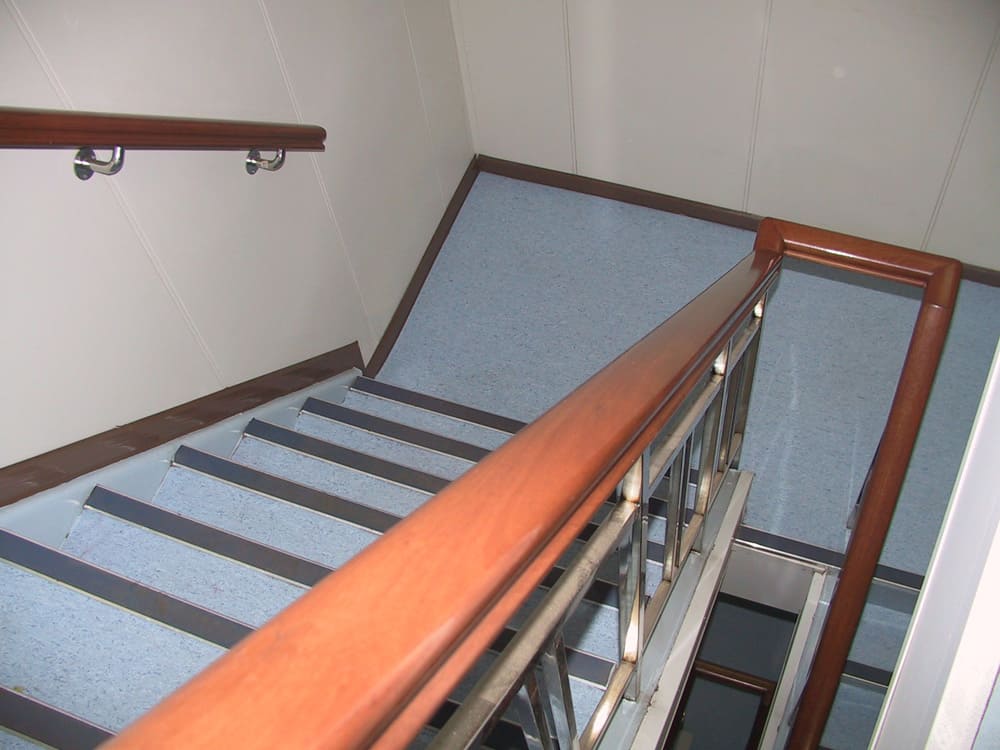 July Marine aluminum ceiling & carpet project